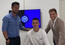 Zyrtare: Andi Hoti nënshkruan kontratën e parë profesionale me Interin