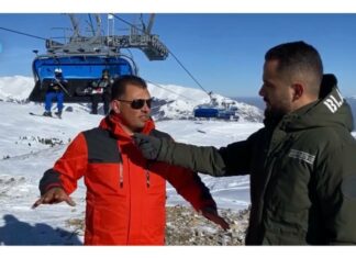 Avziu: Teleferiku 1.400 metra i gjatë mundëson ndërlidhje me të gjitha shtigjet e skijimit në Kodrën e Diellit