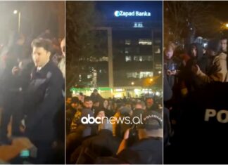 “Tradhtar”, momenti kur Abazoviç përballet me protestuesit në Podgoricë